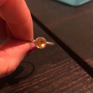 Size 7 November birth stone PANDORA ring